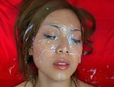 Miho Maeshima Naughty Asian doll gets her face loaded with cumjapanese pussy, asian pussy}