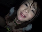 Harsh blowjob in the club from drunk Ayako Kanouasian ass, horny asian}