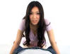 Young Asian teen gives a blowjob