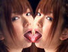 Mayu Nozomi Asian teen model enjoys tongue kissing and sex