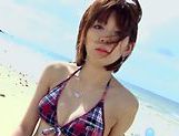 Hot milf Mayu Nozomi looking sexy in bikini