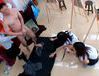 Nude Male Model Gets Fondled By Clothed Japanese Teens