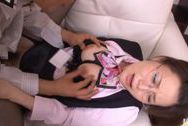 Gorgeous Nanako Mori with hot office sexasian tits, japanese boobs